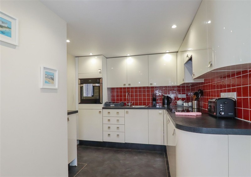 The kitchen at Obby Oss, Padstow
