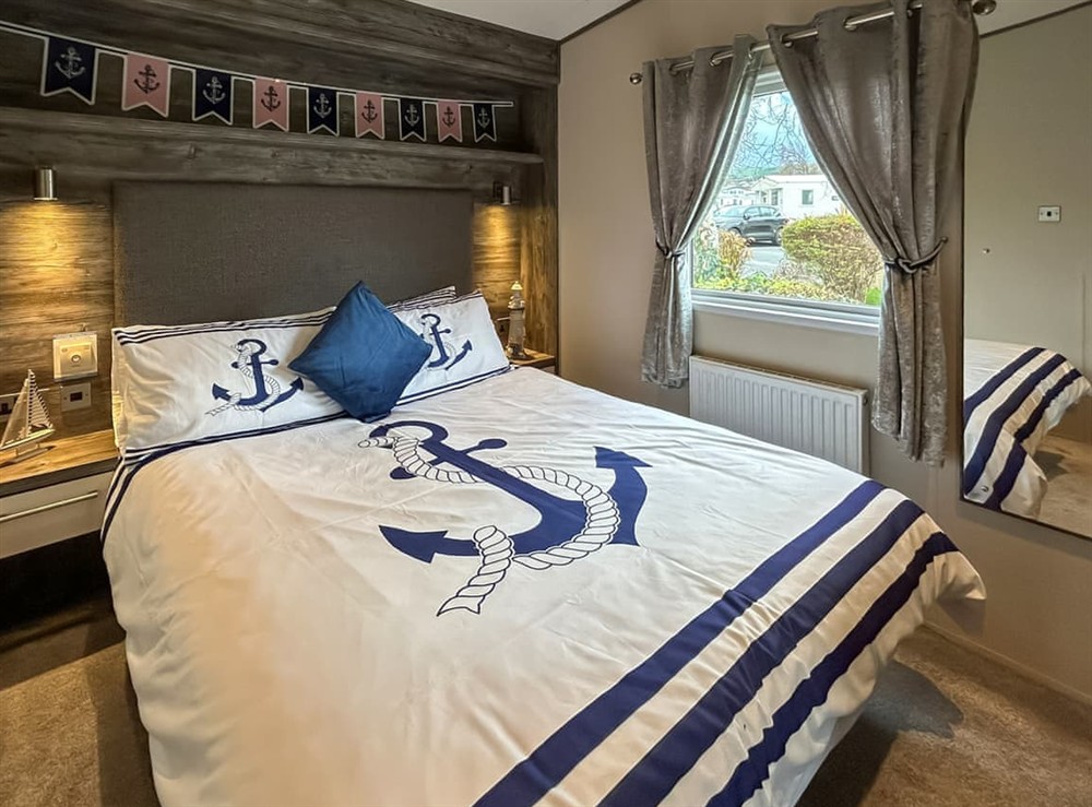 Double bedroom at Ocean Bay View in Ayr, Ayrshire