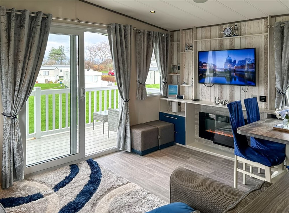 Living area at Ocean Bay View in Ayr, Ayrshire