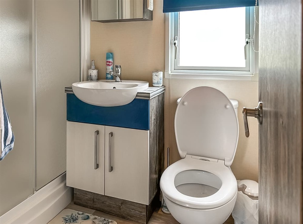 Shower room at Ocean Bay View in Ayr, Ayrshire