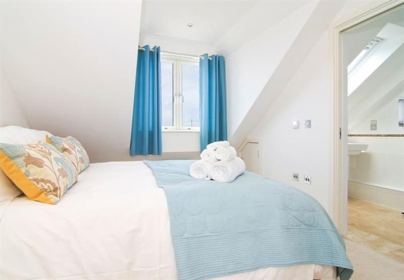 Bedroom in The Quies at Ocean Blue in Treyarnon Bay, Padstow