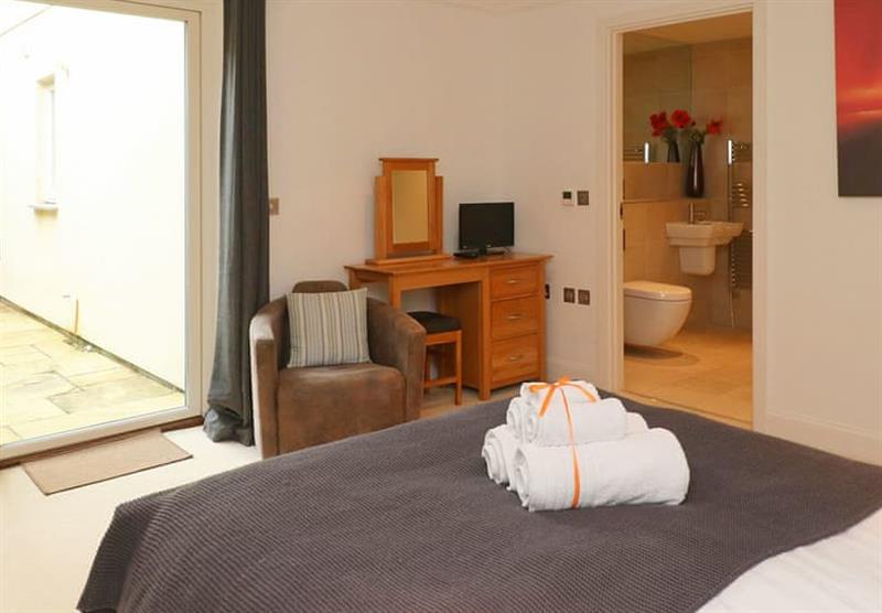 One of the bedroom in The Harlyn at Ocean Blue in Treyarnon Bay, Padstow