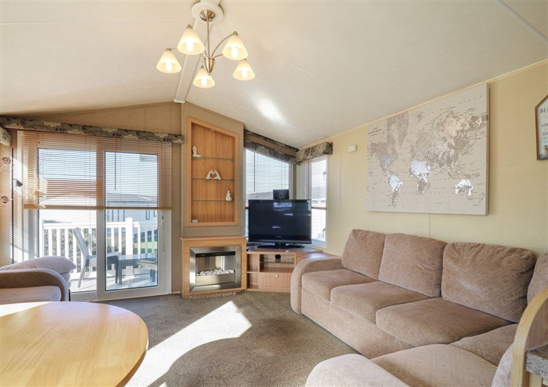 This is the living room at Ocean Breeze Escape, Allhallows
