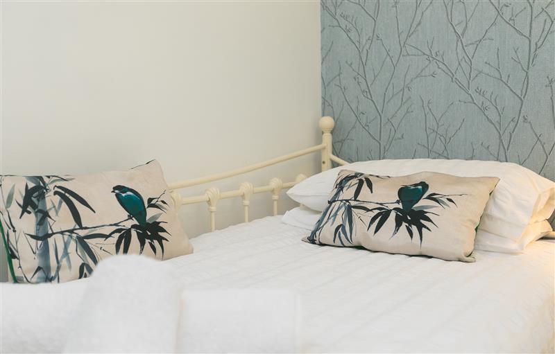 One of the bedrooms at Ocean Edge, Carbis Bay