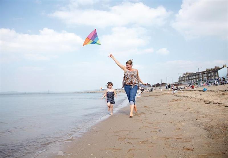 Nearby beaches at Ocean Edge Holiday Park in Morecambe Bay, Lancashire