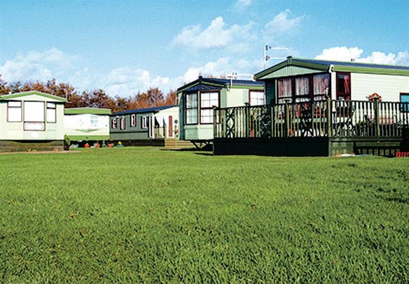 The park setting at Ocean Edge Holiday Park in Morecambe Bay, Lancashire