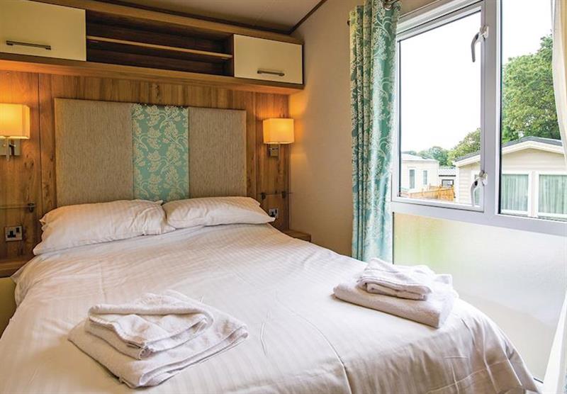 Bedroom in a Select 3 at Ocean Heights Leisure Park in New Quay, Mid Wales