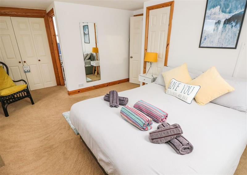 This is a bedroom at Ocean House, Hasguard Cross near Broad Haven
