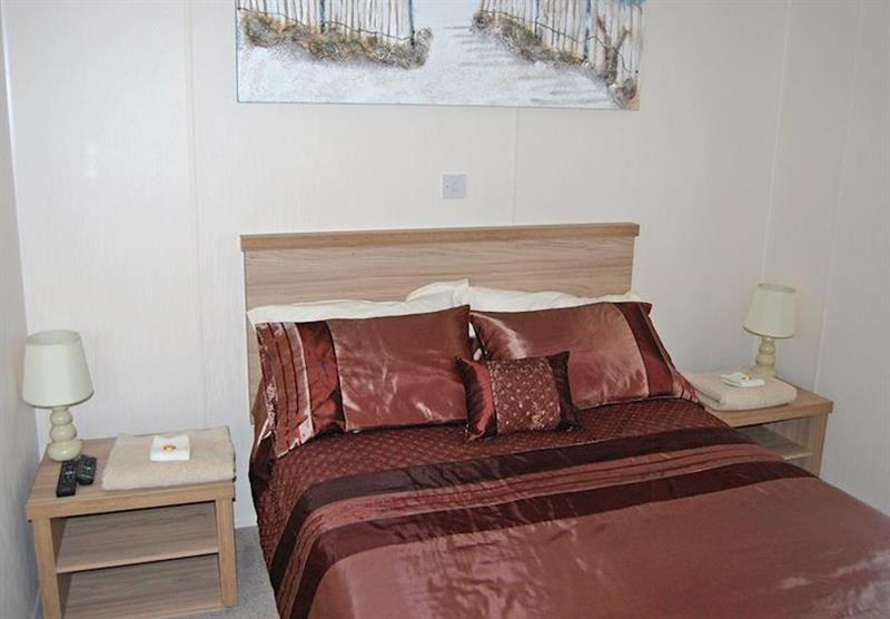 Double bedroom at Sunrise at Ocean Lodges in Corton, Lowestoft