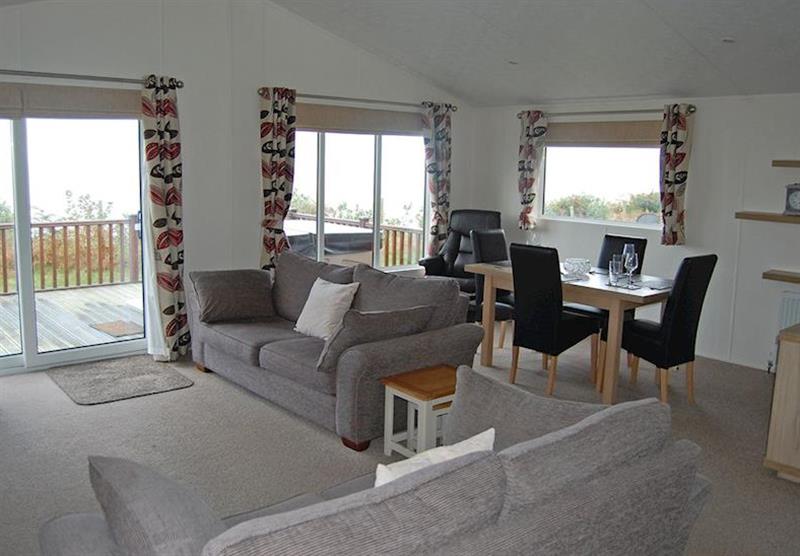 The living room in Sunrise at Ocean Lodges in Corton, Lowestoft