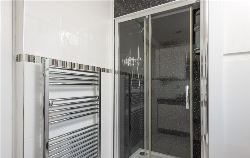 This is the bathroom at Ocean Parc, Cornwall