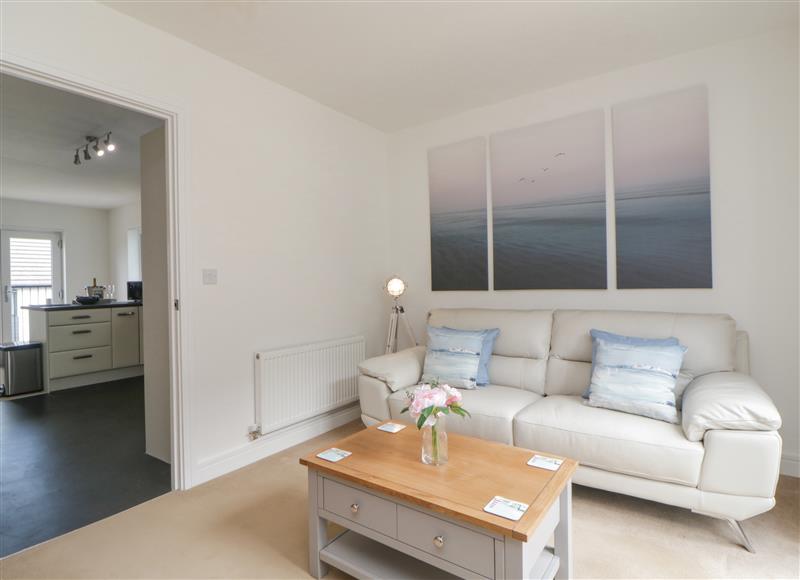 This is the living room at Ocean Retreat, Goodrington near Paignton
