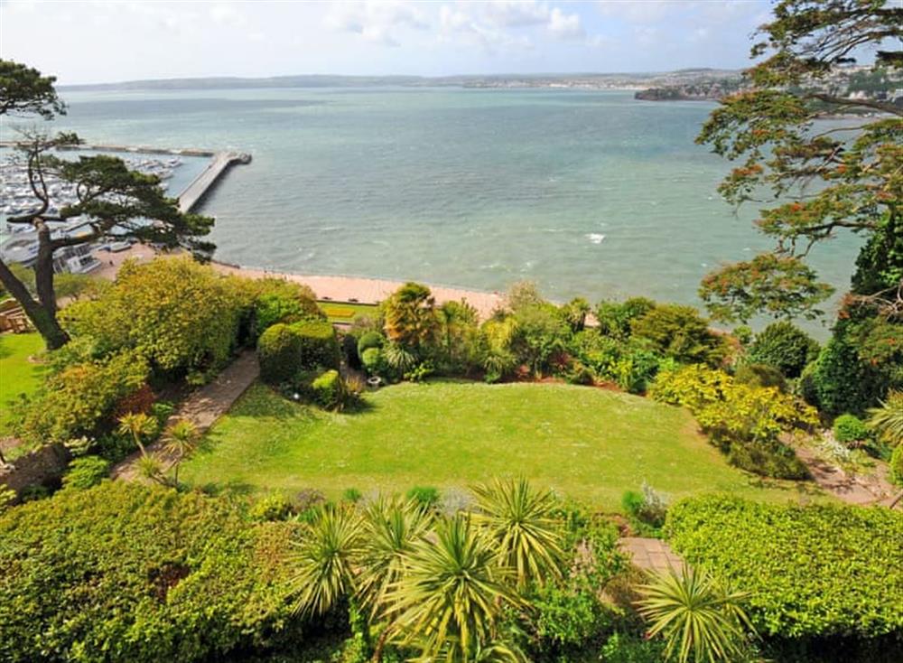 View at Ocean Shangri-La, Bay Fort Mansions in Torquay, South Devon