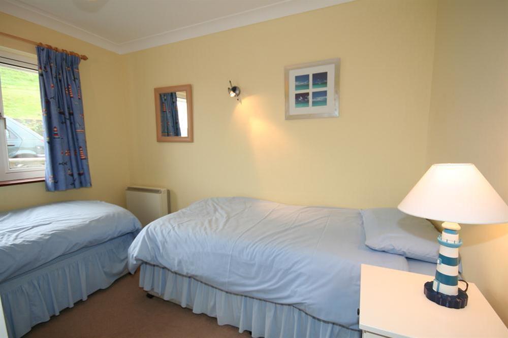 Twin bedroom at Ocean View (Hope Cove) in Hope Cove, Nr Kingsbridge