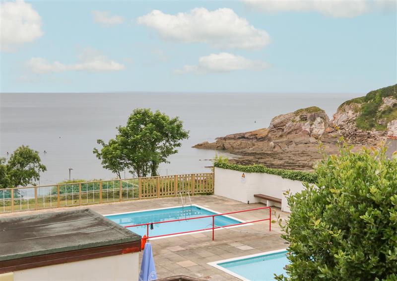 The setting around Ocean View at Ocean View, Combe Martin