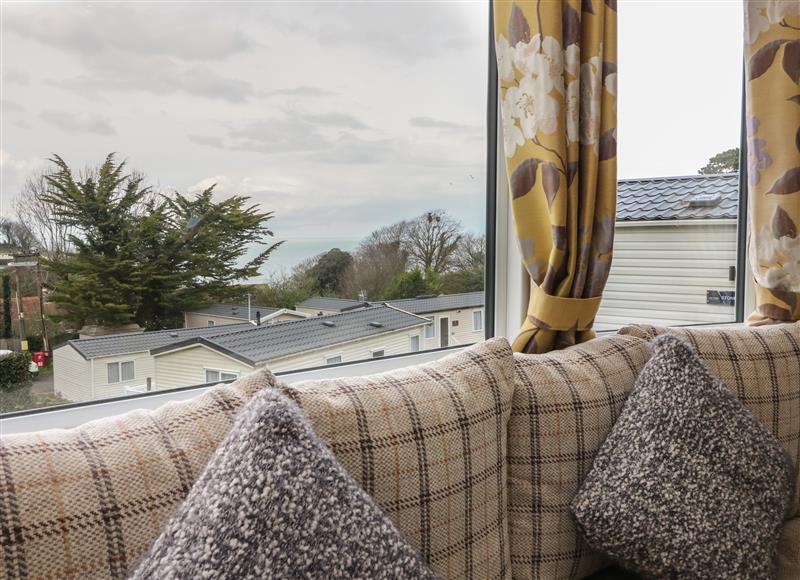 This is the living room at Ocean View, Combe Martin