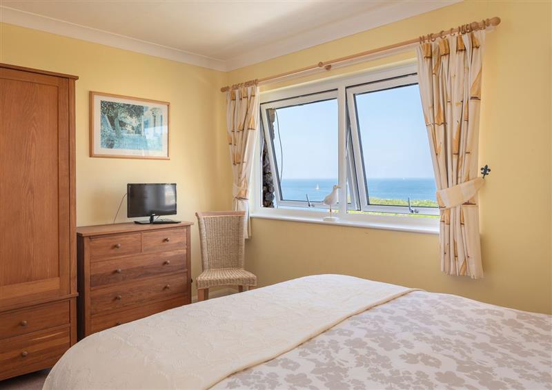 One of the bedrooms at Ocean View, Hope Cove