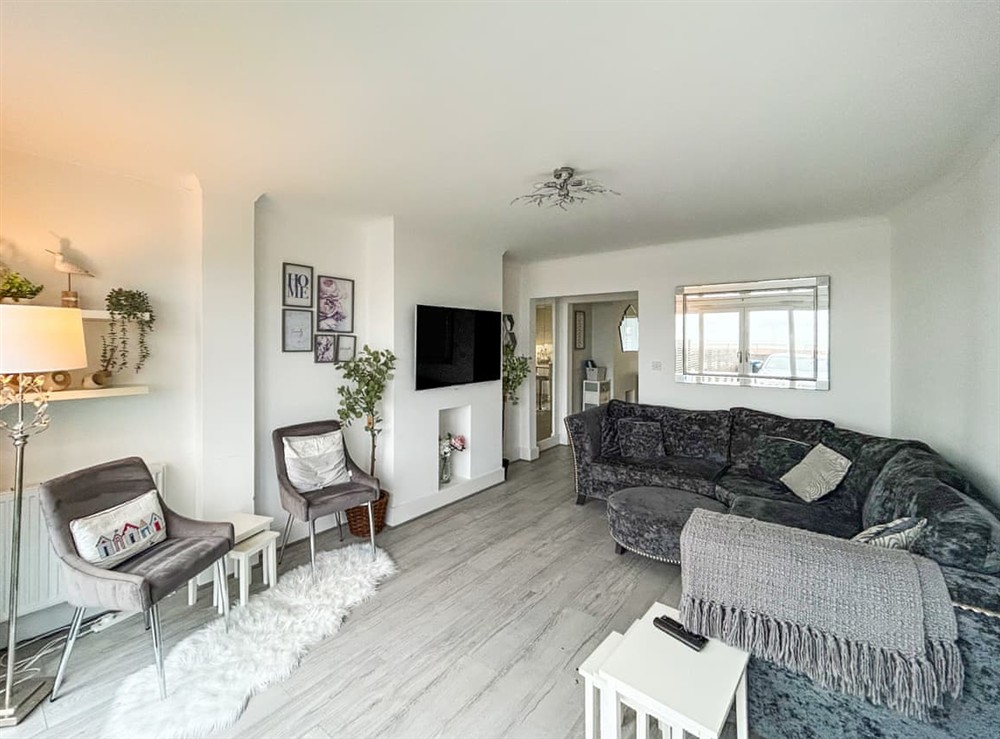 Living area at Ocean View in Worthing, West Sussex