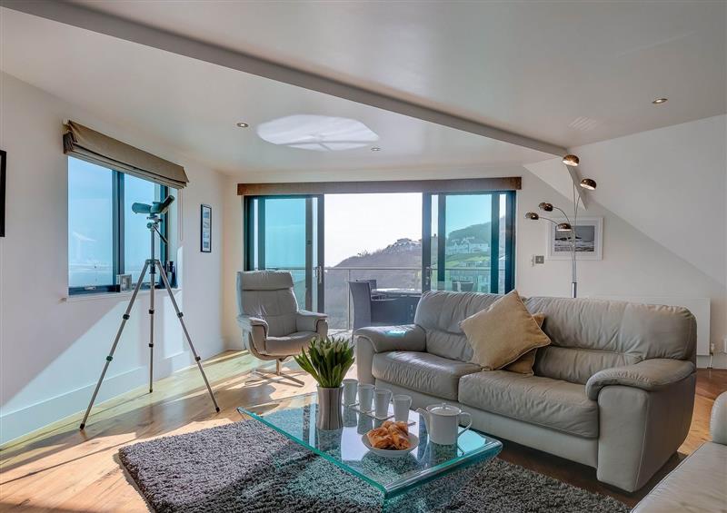 Enjoy the living room at Oceania, St Ives