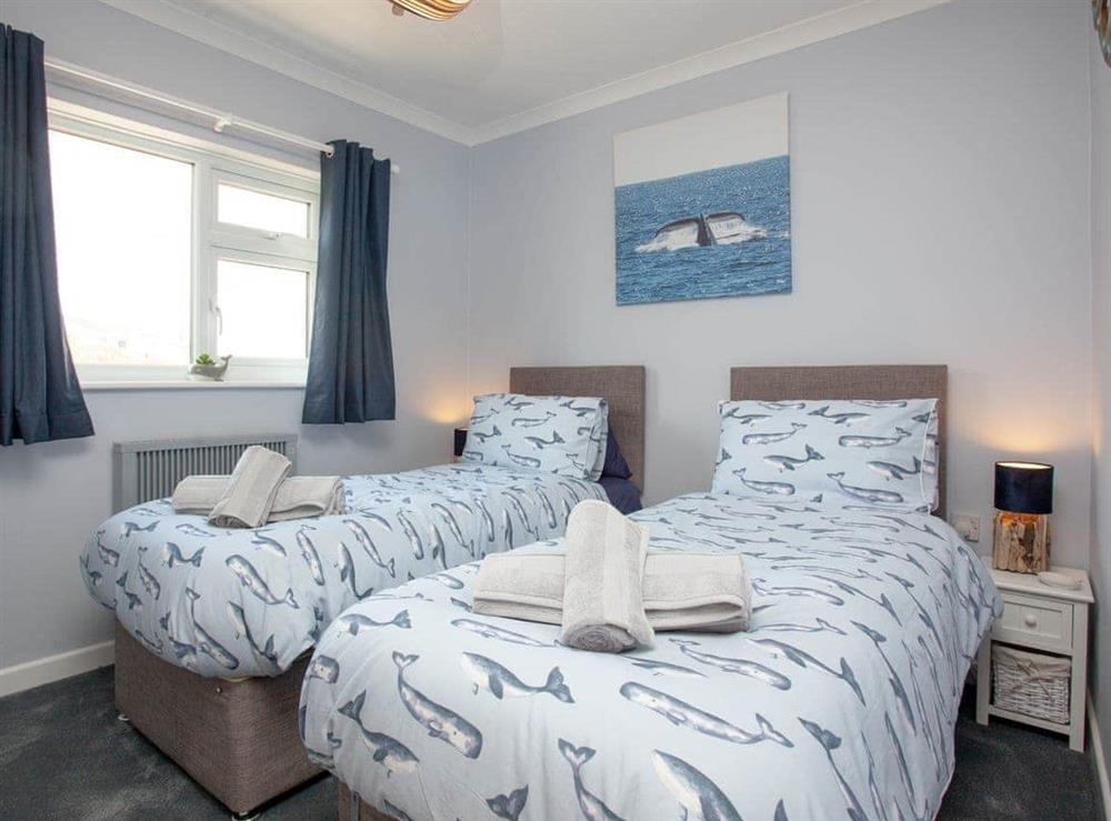 Twin bedroom at Oceans in Widemouth Bay, Cornwall