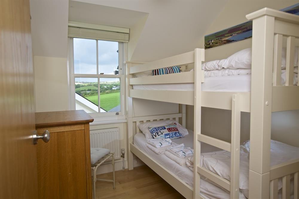 Bunk bedroom at Oceanview Apartment in Thurlestone, Nr Kingsbridge