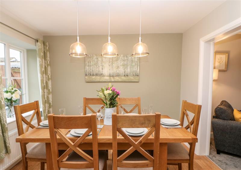 This is the dining room at October Cottage, Middleton-In-Teesdale