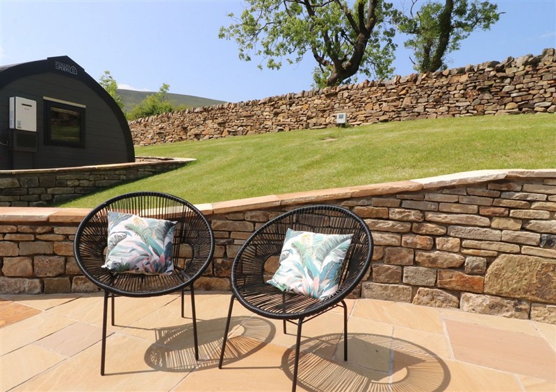 Enjoy a cup of tea on the patio at Ogden, Clitheroe