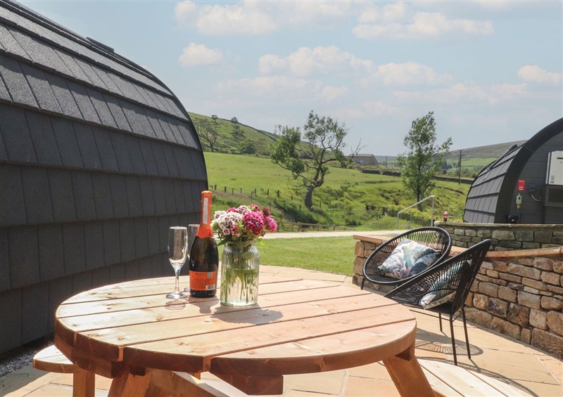 The patio at Ogden, Clitheroe