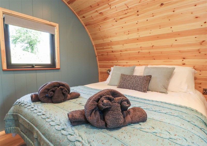 This is the bedroom at Ogden, Clitheroe