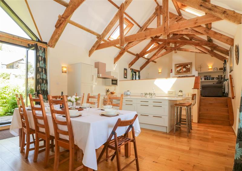 Dining room at Ohope Barn, Ringmore, Devon