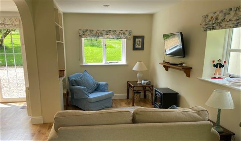 This is the living room at Oke Apple Cottage, Dorset