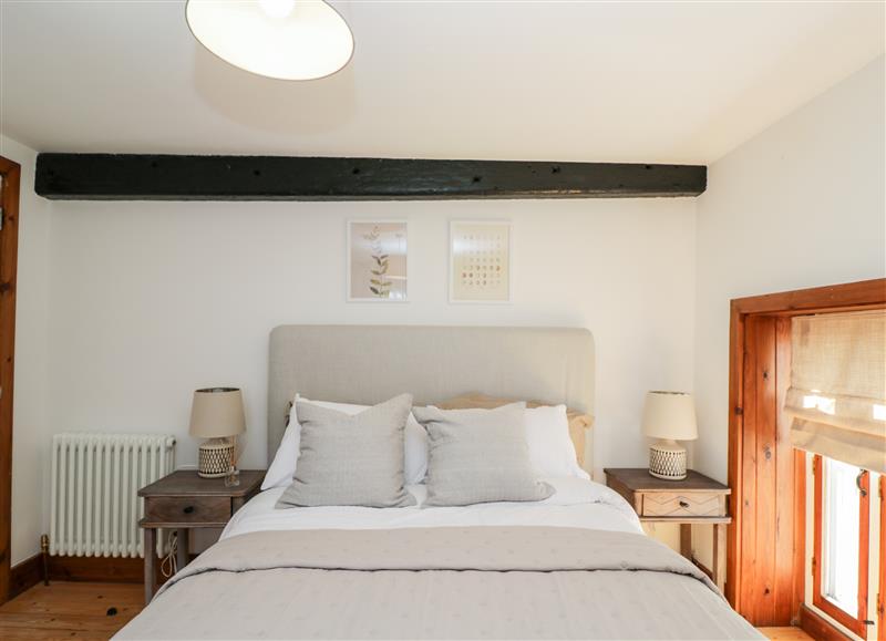One of the bedrooms at Ola Cottage, Portland Bill