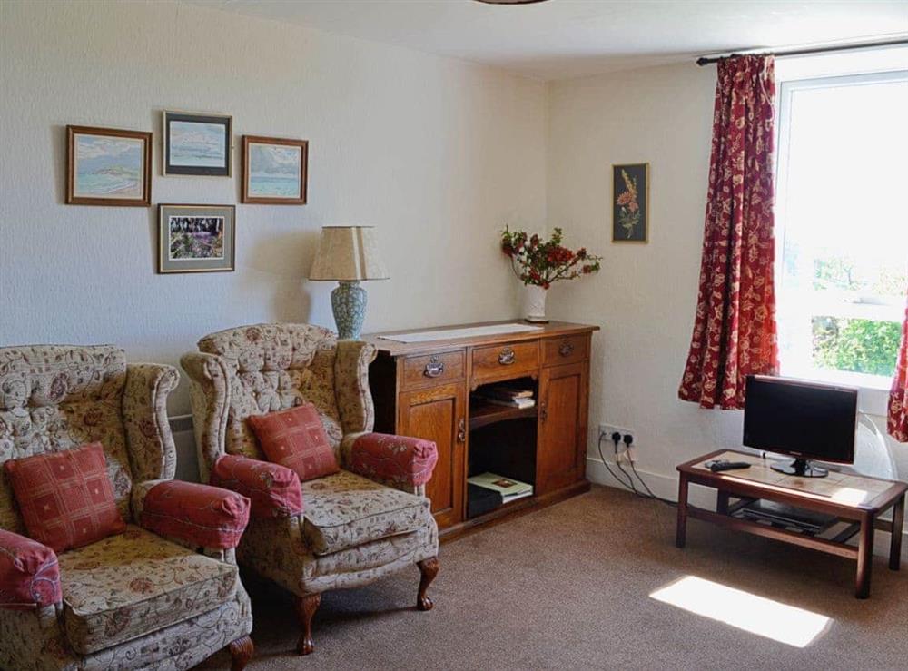 Living room at Olafs Cottage in Garlieston, Wigtownshire