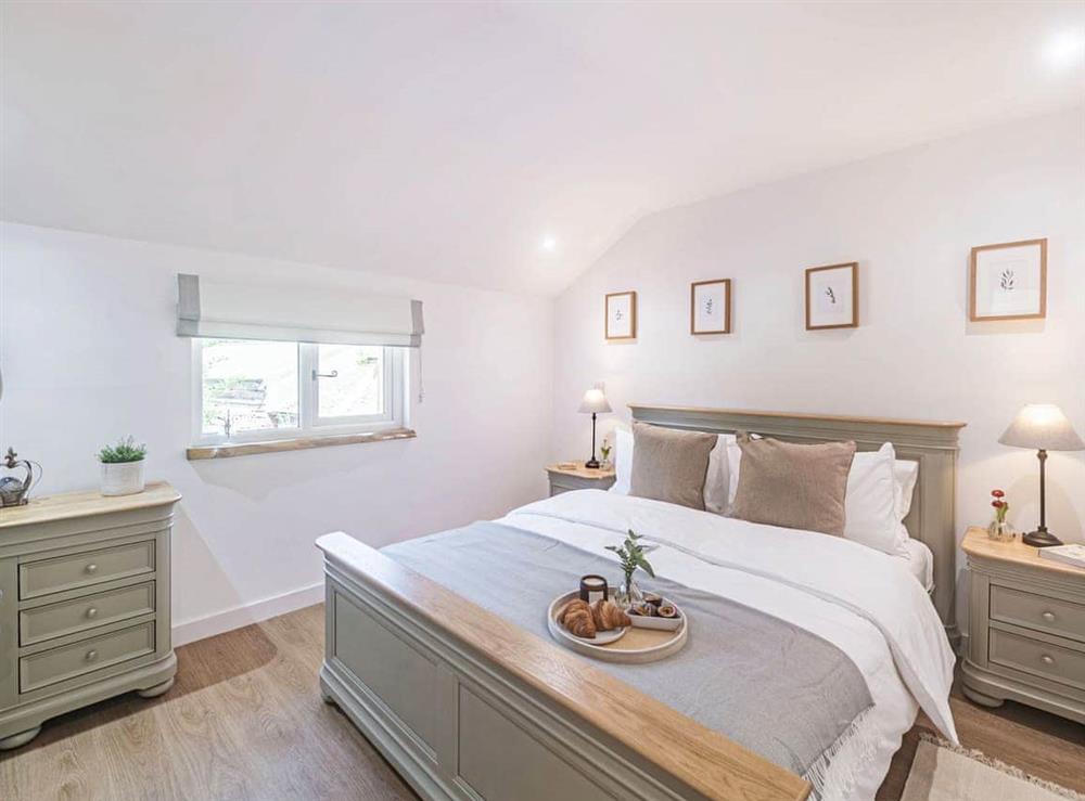 Double bedroom at Olchard Lodge in Newton Abbot, Devon
