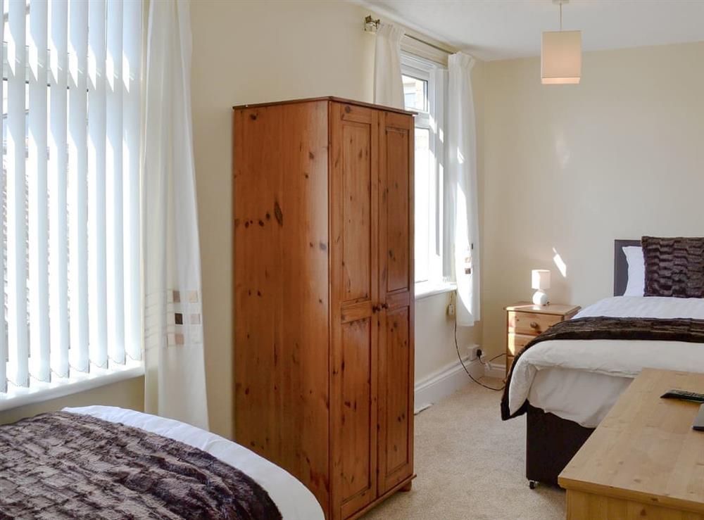 Well presented twin bedroom at Old Assembly Rooms in Bishop Auckland, County Durham, England