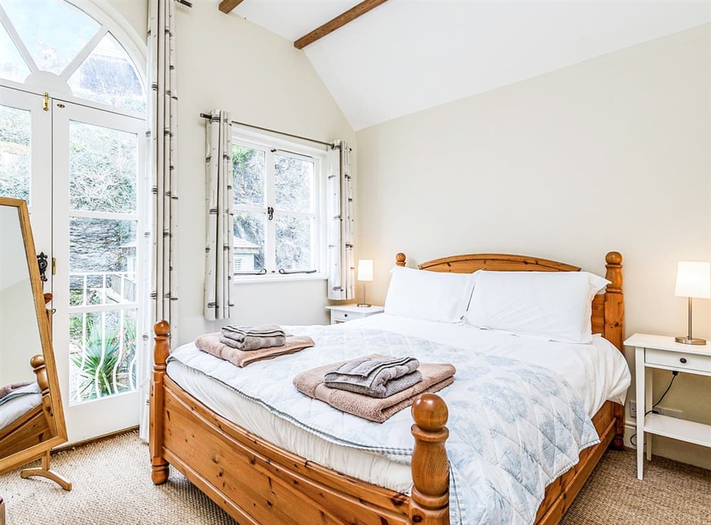Bedroom at Old Bakehouse in St Mawes, Cornwall