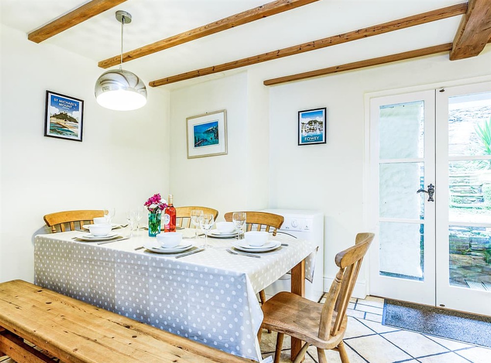 Dining Area at Old Bakehouse in St Mawes, Cornwall