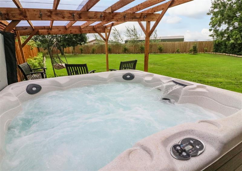 The hot tub at Old Bell Works, Pilling