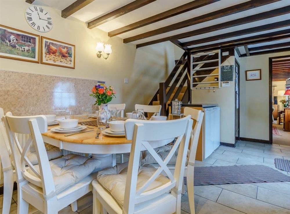 Dining Area at Old Brewery Cottage in Melkridge, Northumberland