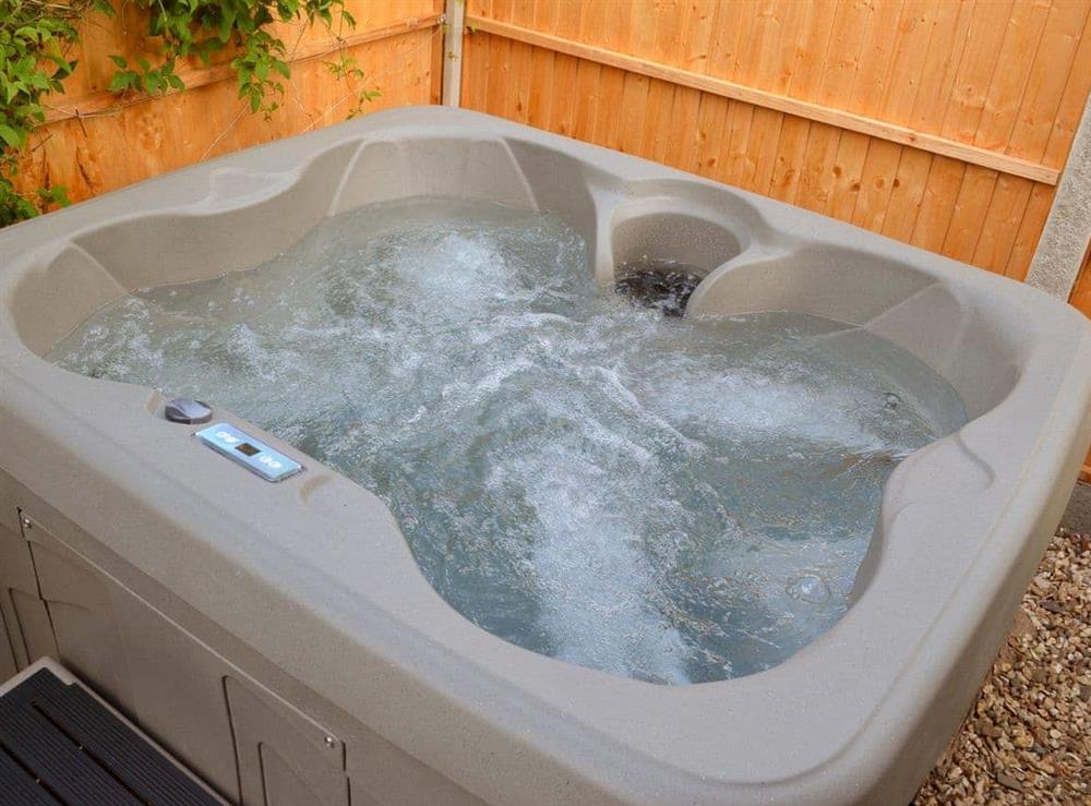 Hot tub at Castle Clover, 