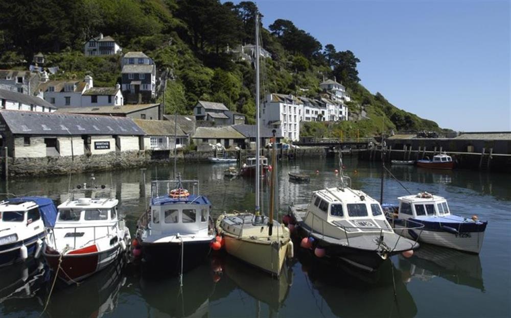 Polperro harbour at Old Chapel Cottage Apartment in Looe