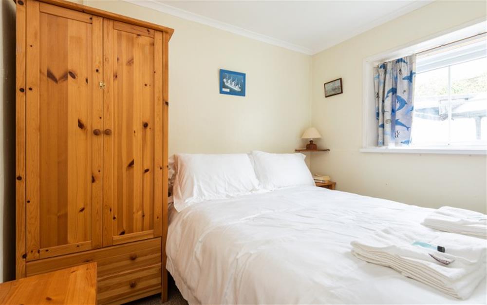 Double bedroom at Old Coastguard Cottage in Downderry