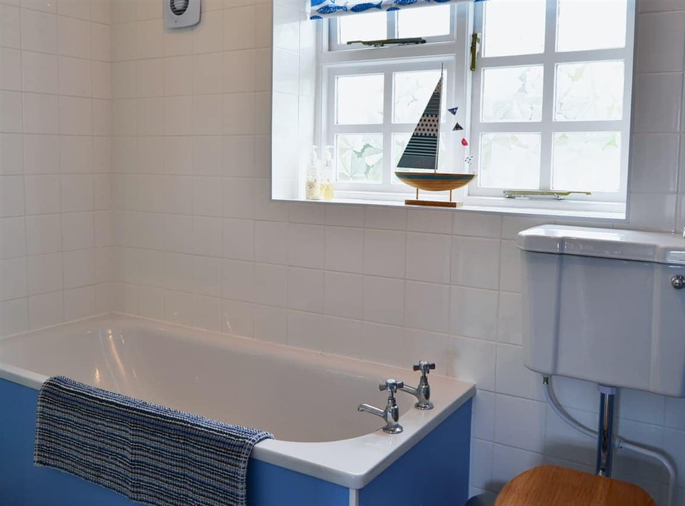 Bathroom at Old Coastguard Cottage in Freshwater, Isle of Wight