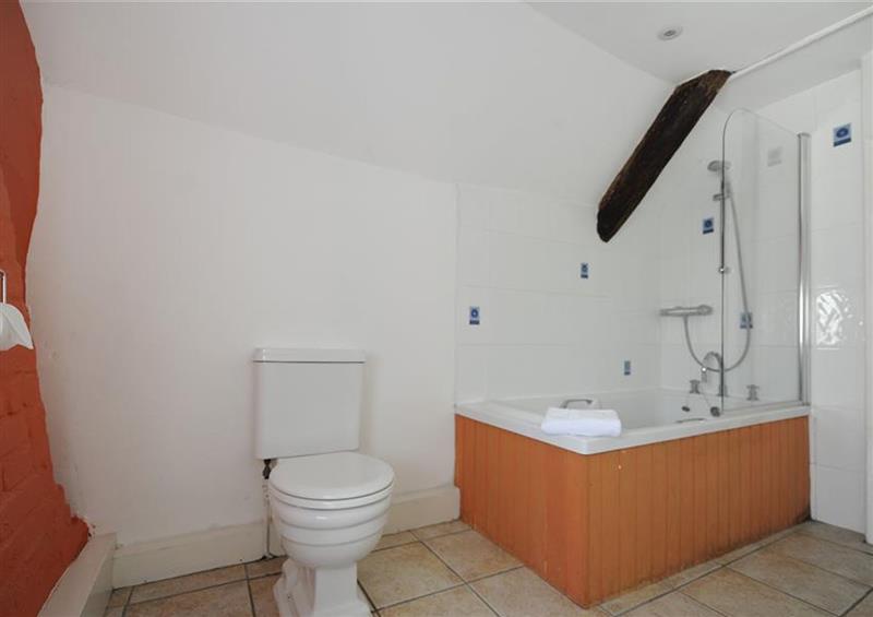 Bathroom at Old Cross Cottage, Charmouth