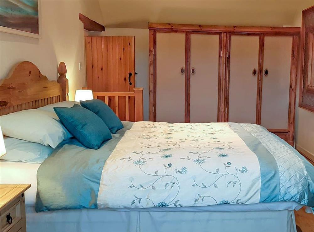 Double bedroom at Old Dairy Cottage in Salwayash, near Bridport, Dorset