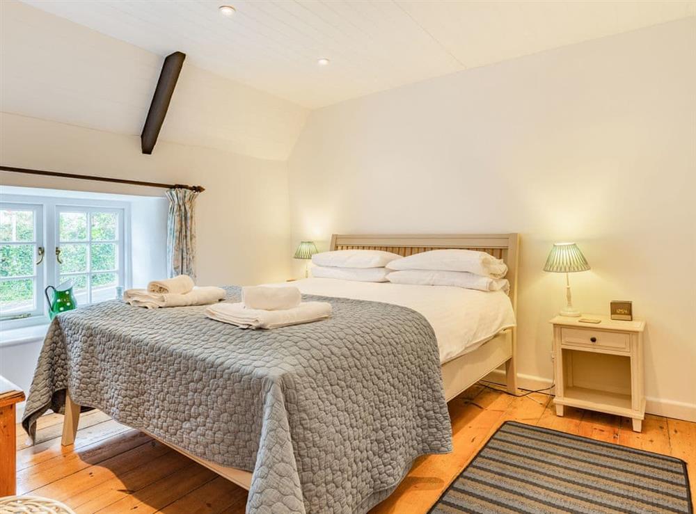 Double bedroom at Old Dairy in St Mawes, Cornwall