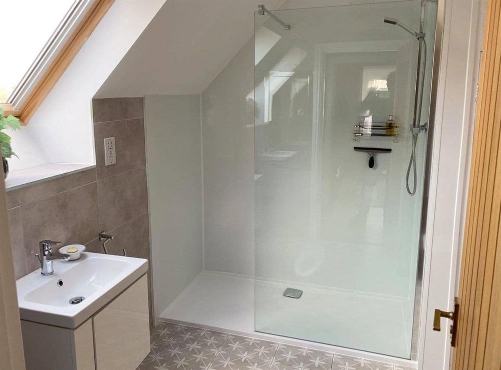 Shower room at Coachmans Cottage, 