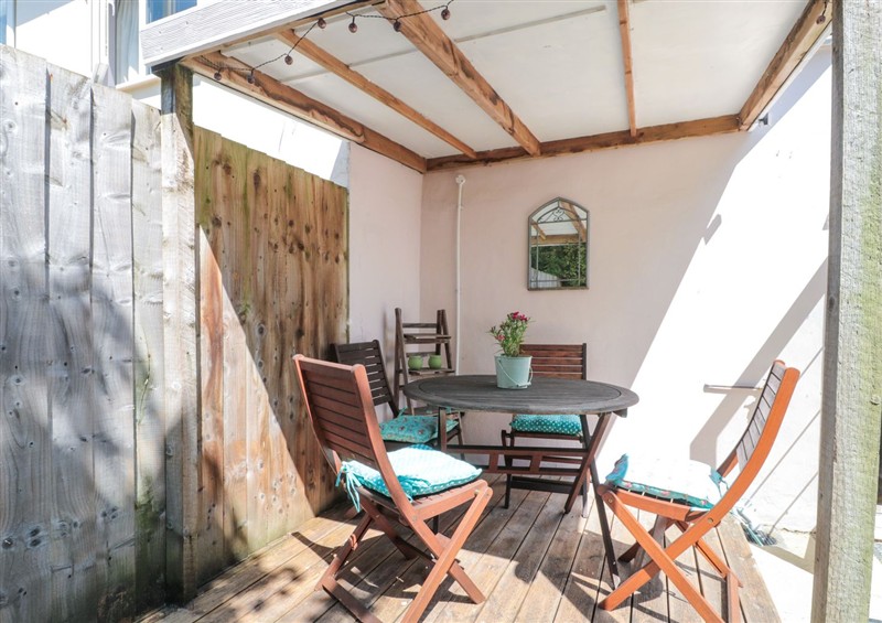 Enjoy a cup of tea on the patio