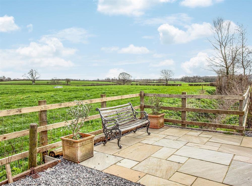 Outdoor area at Old Farm in Southwood, near Glastonbury, Somerset