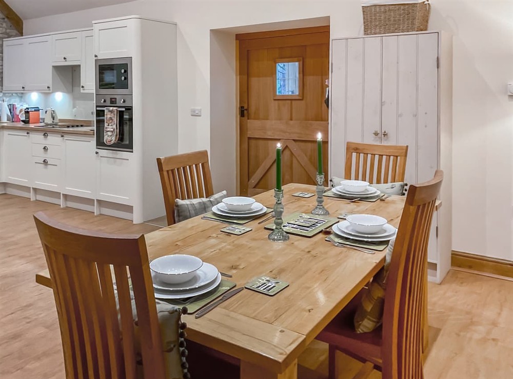 Open plan living space at Old Farm in Sparkford, Somerset